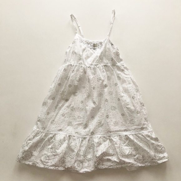 The Children's Place Other - Children's Place Summer Boho Dress White/Silver